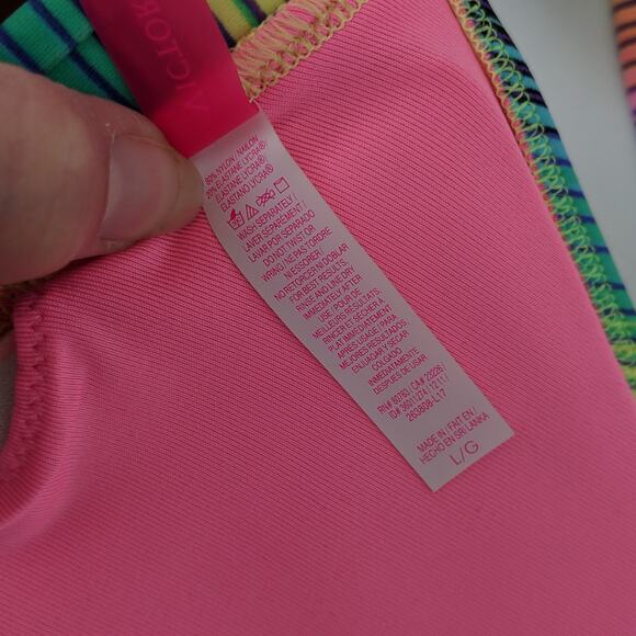 Victoria's Secret Push Up Bikini Halter Top Y2K L - Picture 7 of 8